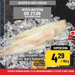 Grenadier filet bez skóry