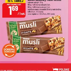 Baton zbożowy Musli Nestle