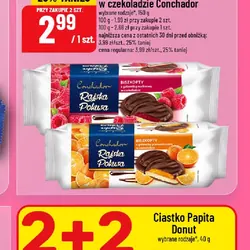 Biszkopty z galaretką w czekoladzie Conchador