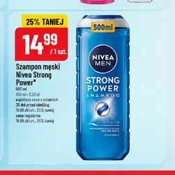 Szampon męski Nivea Strong Power