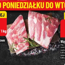 Żeberka wieprzowe trójkąty