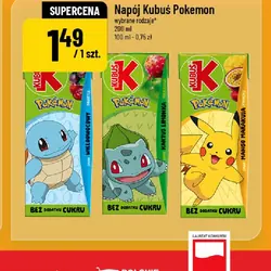 Napój Kubuś Pokemon