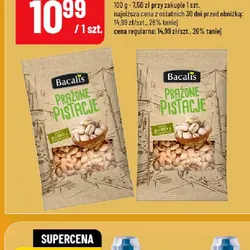 Pistacje prażone solone Bacalis