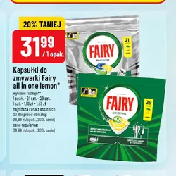 Kapsułki do zmywarki Fairy all in one lemon