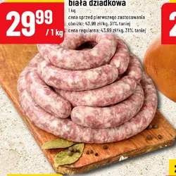 Kiełbasa surowa biała dziadkowa