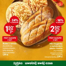 Mini bagietka z nadzieniem pesto ricotta