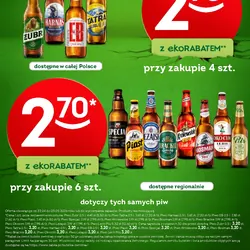 Piwo Żubr, Harnaś, EB, Tatra 0,5 l