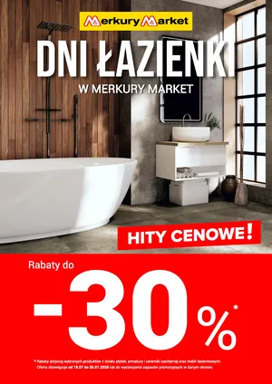 Dni łazienki w Merkury Market! 18.07-26.07.2026