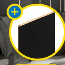Panel lamelowy ścienny HDF