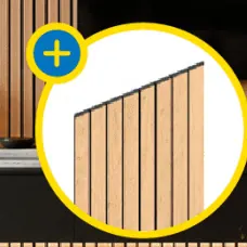 Panel lamelowy ścienny HDF