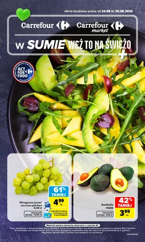 Gazetka Carrefour, Market w SUMIE weź to na świeżo