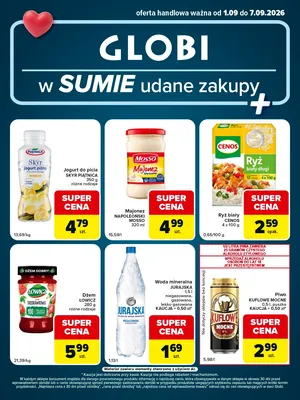 Gazetka Globi w SUMIE udane zakupy