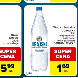 Woda mineralna JURAJSKA
