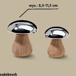 Zestaw ozdobnych grzybków lub dyń