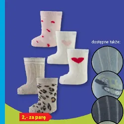 Skarpetki niemowlęce, 5 par
