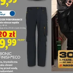 PARKSIDE PERFORMANCE Spodnie robocze męskie