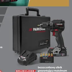PARKSIDE PERFORMANCE Zestaw w walizce: akumulatorowa wiertarkowkrętarka, 20 V (z akumulatorem i ładowarką)