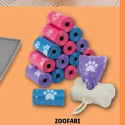 Dozownik z zestawem worków na psie odchody