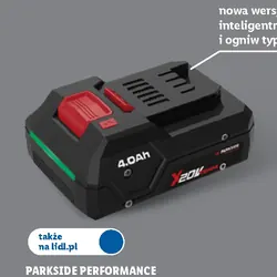 Akumulator litowo-jonowy smart, 20 V, 4 Ah