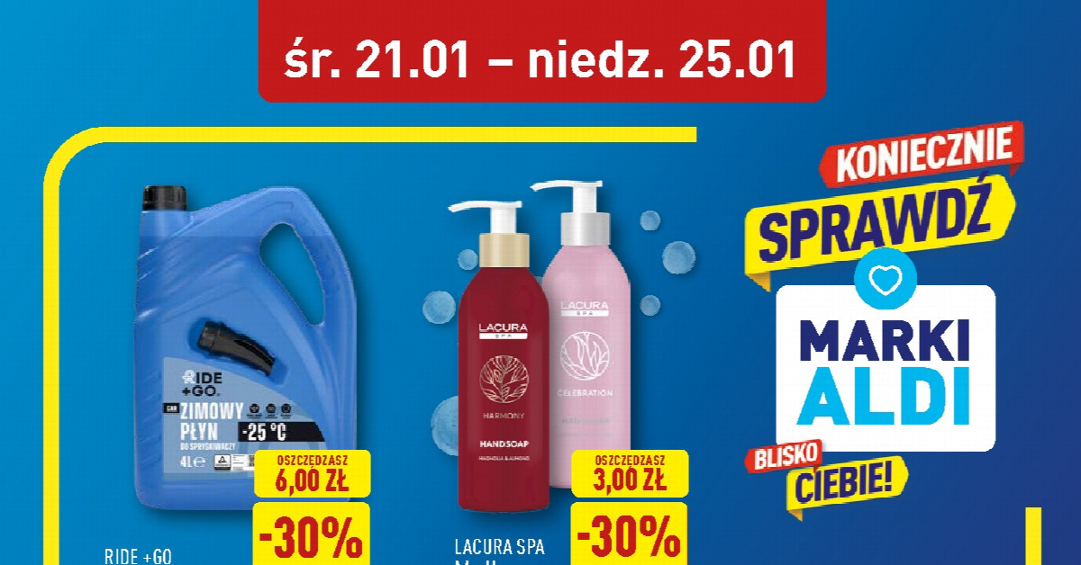 Szokujące okazje w nowej gazetce ALDI! Co MUSISZ kupić 19–24.01