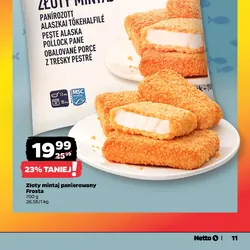 Złoty mintaj panierowany Frosta