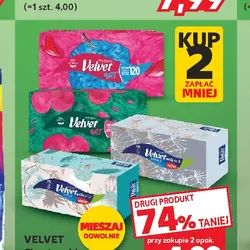 Chusteczki higieniczne Velvet