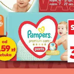 Pampers Premium Care Pieluchomajtki lub Pieluchy