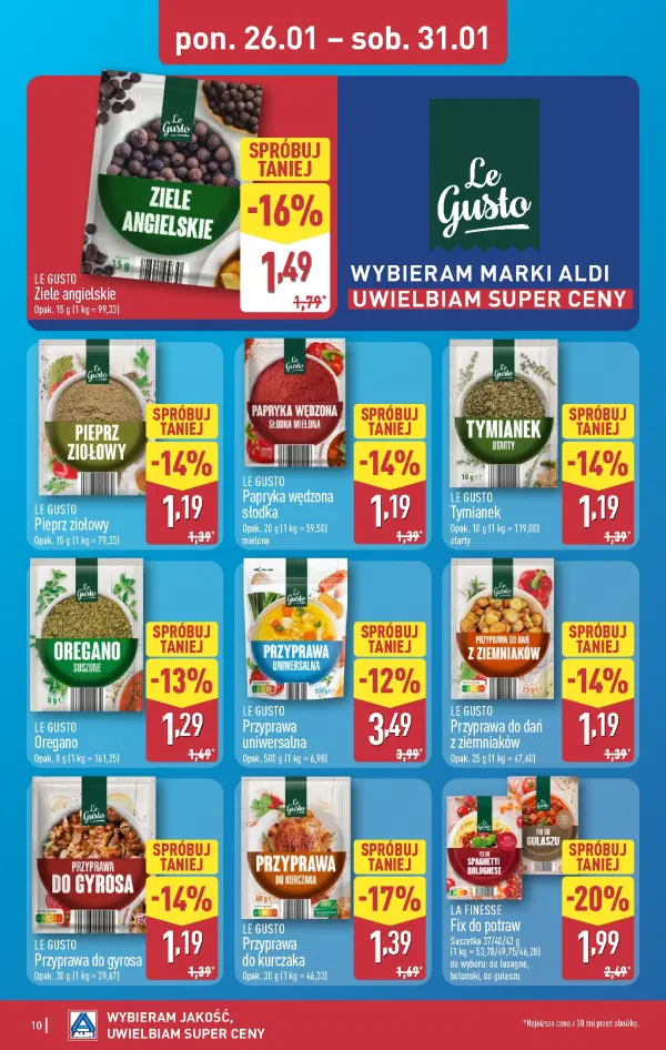 Strona 10 gazetki Aldi