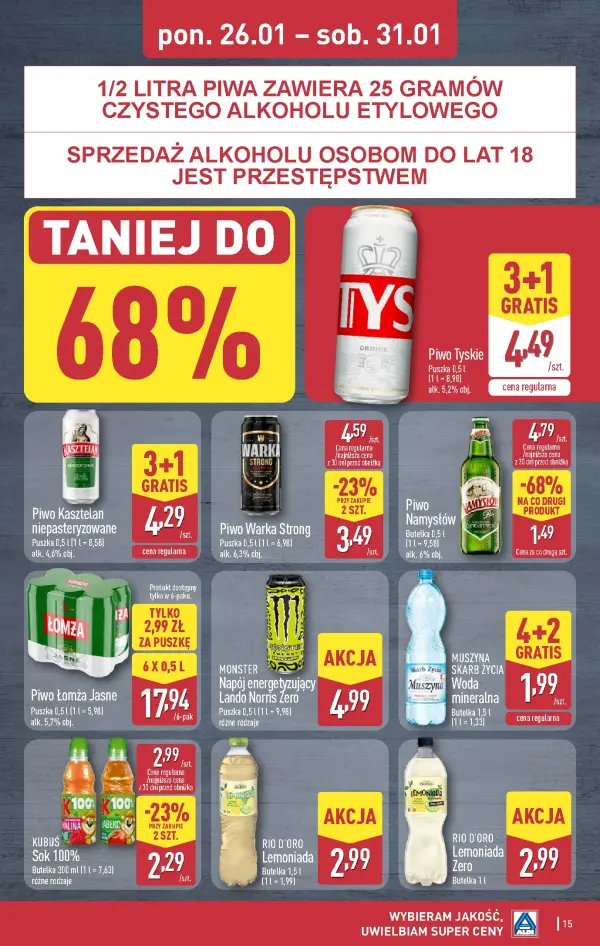 Strona 15 gazetki Aldi