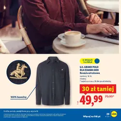 U.S. GRAND POLO DLA ESMARA MEN Koszula sztruksowa