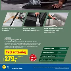 PARKSIDE Odkurzacz piorący, 1600 W