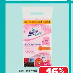 Chusteczki nawilżane dla dzieci LINTEO