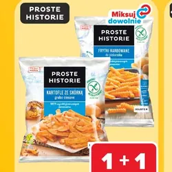 Frytki, kartofle ze skórką