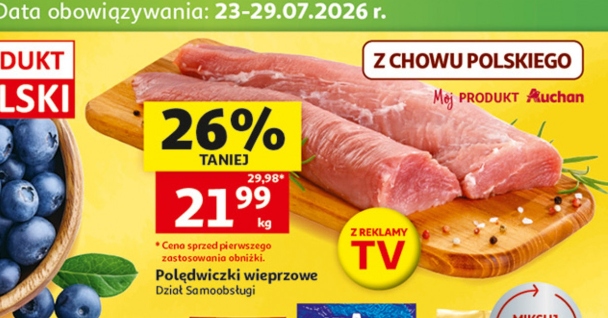 Hit dla mięsożerców: polędwiczki wieprzowe tańsze o 8 zł — szybki przepis na pyszny obiad