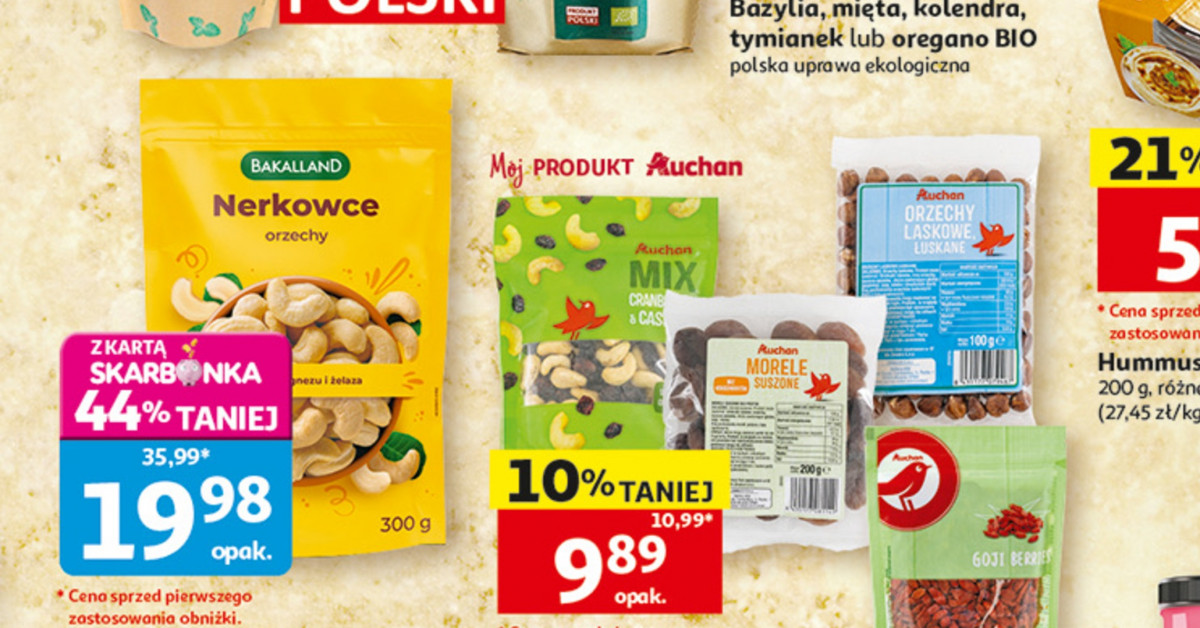 Orzechy nerkowca prawie o połowę taniej! Zobacz, jak zaoszczędzić i zdrowo przekąsić