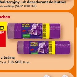 Worki na śmieci z taśmą