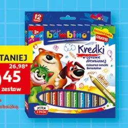 Kredki ołówkowe + temperówka