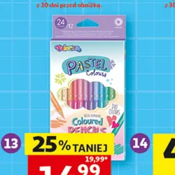 Kredki pastelowe dwustronne