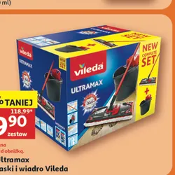 Zestaw Ultramax - mop płaski i wiadro Vileda