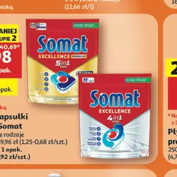 Tabletki lub kapsułki do zmywarki Somat