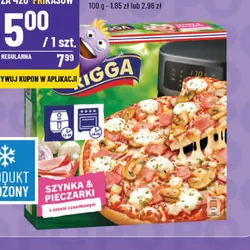 Pizza z szynką i pieczarkami Rigga