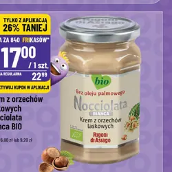 Krem z orzechów laskowych Nocciolata Bianca BIO