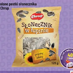 Prażone solone pestki słonecznika w łupinie Chrup