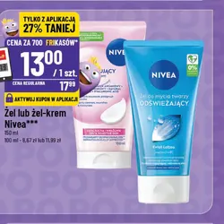Żel lub żel-krem Nivea