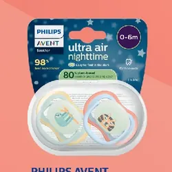 PHILIPS AVENT Smoczki uspokajające Ultra Air Nighttime