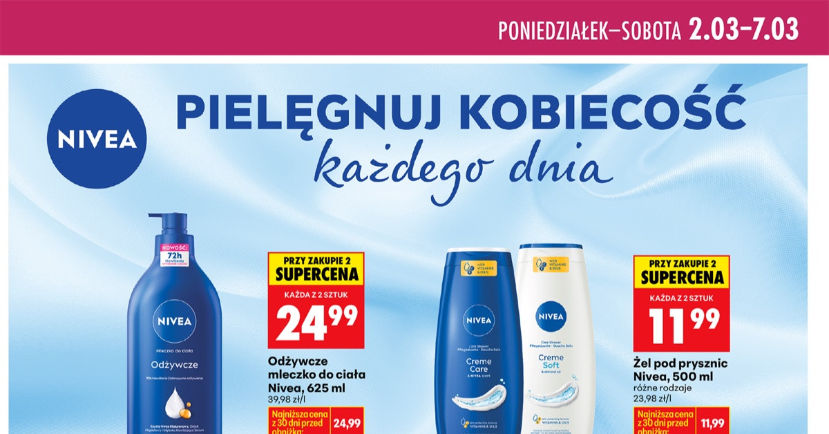 Hit dla ciała: odżywcze mleczko Nivea za 24,99 zł — oszczędzasz prawie 20 zł!