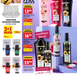 Zestaw kosmetyków do włosów Gliss: szampon, 400 ml i odżywka, 200 ml