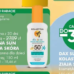 KOLASTYNA SUN WRAŻLIWA SKÓRA emulsja ochronna dla dzieci SPF 50+