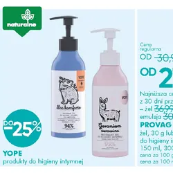 YOPE produkty do higieny intymnej