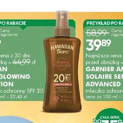 HAWAIIAN TROPIC GLOWING PROTECTION suchy olejek ochronny SPF 20